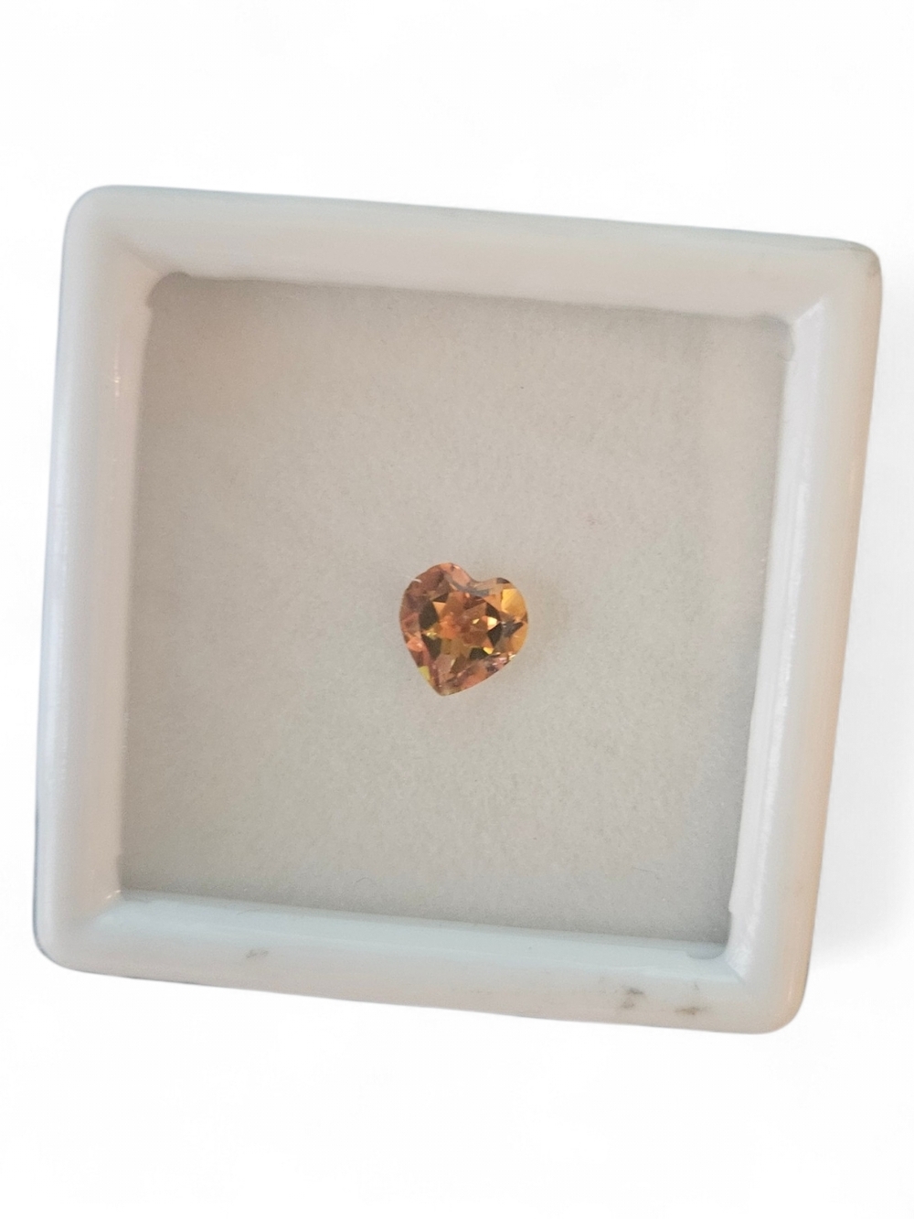 Heart-Shaped Stellar Mystic Topaz Cabochon